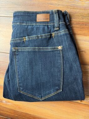 Judy Blue Dark Wash Skinny Jeans 14W High Rise Raw Hem Stretch